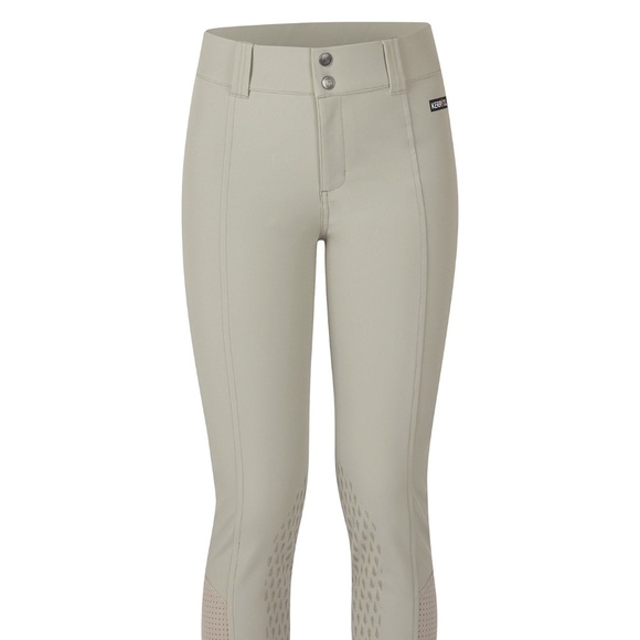 Kerrits Activewear Kids Affinity™ Ice Fil® Knee Patch Breech Size LSAND / L - Picture 1 of 7